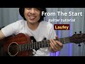 From The Start guitar tutorial - song by Laufey