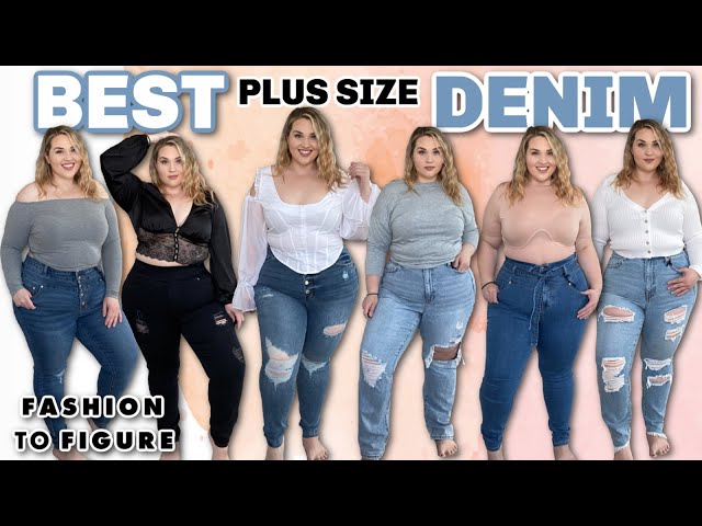 BEST NEW PLUS SIZE DENIM at FASHION TO FIGURE [TRY ON HAUL]