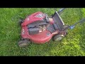 Toro SR4 Super Recycler lawn mower, engine surging issue repaired.