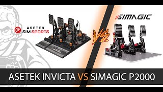 Asetek Simsports Invicta vs Simagic P2000 | Head to Head comparison