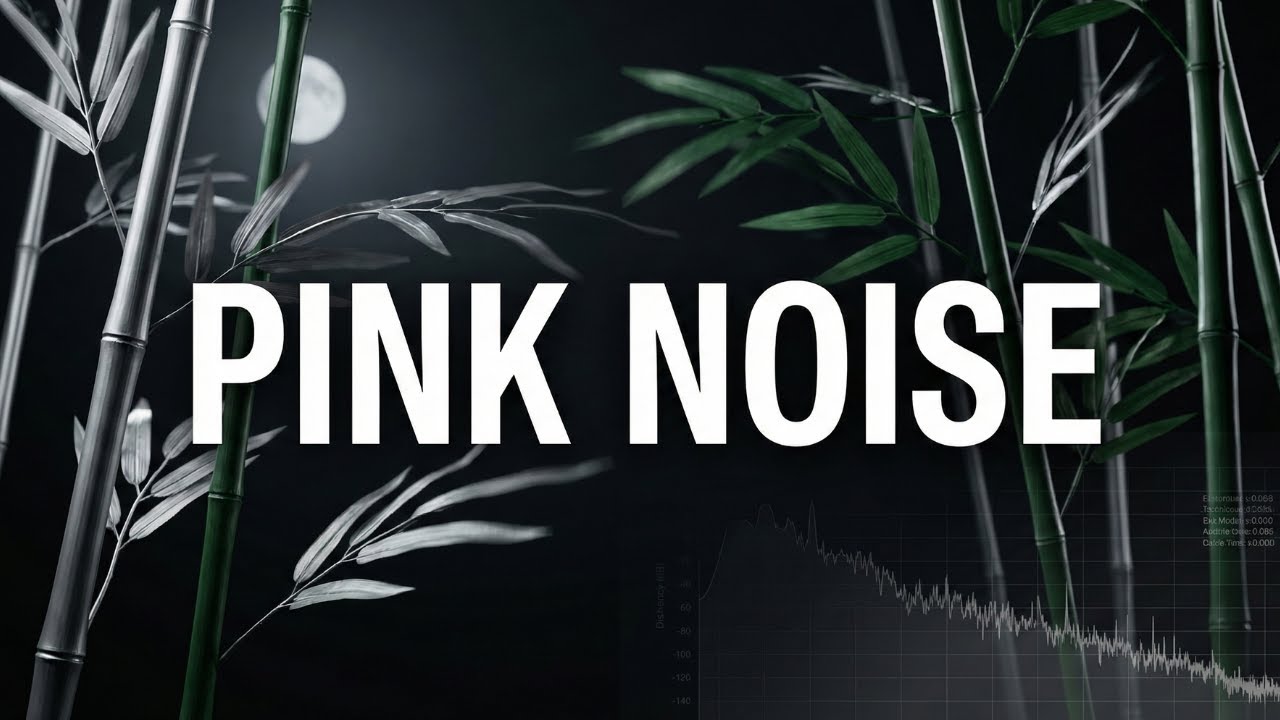 Stop Ringing Instantly 🌬️ Wind in Trees + Pink Noise   Tinnitus & Focus OLED Black