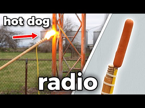 Deadly AM radio tower experiment: hot dog speaks on contact