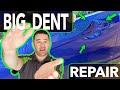 NASTY DENT IN A DOOR 🇬🇧|  See HOW we repair it without PAINTING‼️| By Dent-Remover