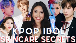 KPOP IDOL SKINCARE ROUTINE! (BTS, TXT, Stray Kids, NCT, Twice, Enhypen) | ShilaBui