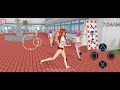 Killing everyone in anime school sim but with different weapons