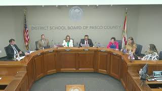 Pasco County School Board Meeting-  September 22, 2026