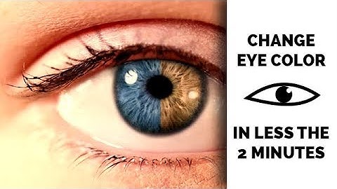 Photoshop tutorial Series | Change eye color In Less then 1 Minute 2018