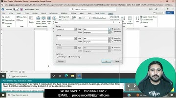 Word Chapter 3: Simulation Training | Simulation Exam | Simulation/complete Training with A+ grade