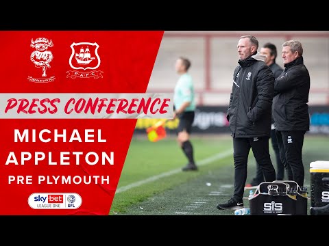 Michael Appleton Pre Plymouth Argyle