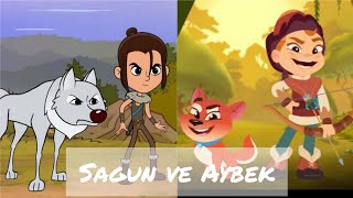 Trt Çocuk Sagun Ve Aybek Çizim Boyama Sagun Ve Aybek Birlikte Çizgi Film Boyama