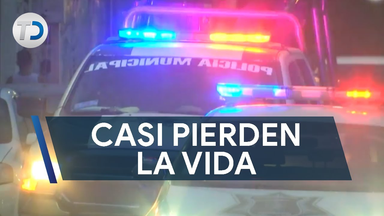 Jóvenes casi pierden la vida en accidente - YouTube
