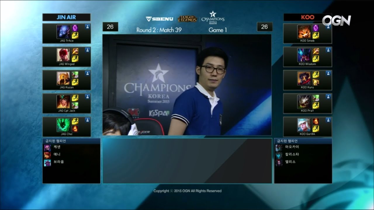 JAG vs KOO Game 1 Highlights - JIN AIR GREEN WINGS vs KOO TIGERS - W12 LCK Champions Korea Summer