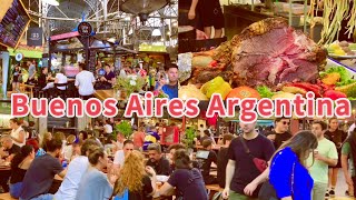 Buenos Aires ARGENTINA 🇦🇷 Travel Guide 🙌| Touring the Mercado de San Telmo | Framer's Market