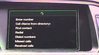 Audi Missed Calls Voice Command