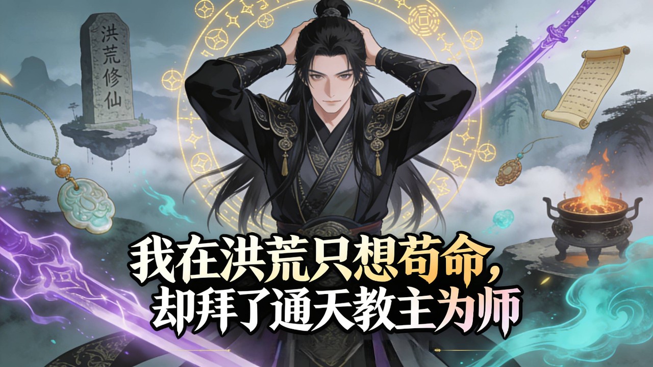 【Multi Sub】《我在洪荒只想苟命，卻拜了通天教主為師》封神大劫將至，我勸師父跑路卻覺醒神級系統#漫劇 #動態漫 #AI漫劇 #動漫 #動畫