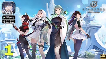 STARSEED: Asnia Trigger Global Release Release Gameplay walkthrough part 1 (Android/iOS)