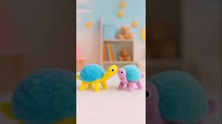 Make a Cute Pipe Cleaner Turtle Doll!🐢✨💝#diy #diydoll #pipecleanercrafts #dollmaking #doll #handmade