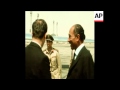 SYND 10-7-72 PRESIDENT ASSAD VISITS PRESIDENT SADAT IN CAIRO