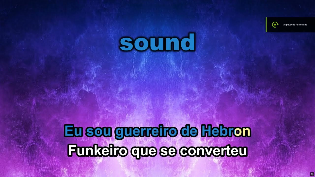 Tribo do Funk - Guerreiro de Hebron (karaokê)