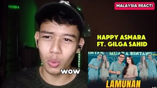 HAPPY ASMARA Feat. GILGA SAHID - LAMUNAN | Feat. BINTANG FORTUNA ( Official Music Video ) Reaction!