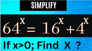 Nice exponential Olympiad equation solutions. Can you solve and find x?