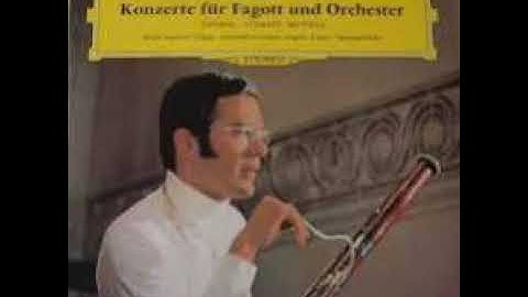 J.B.Vanhal Fagottkonzert C-dur (Kadenzeen: Hermann Dechnt)