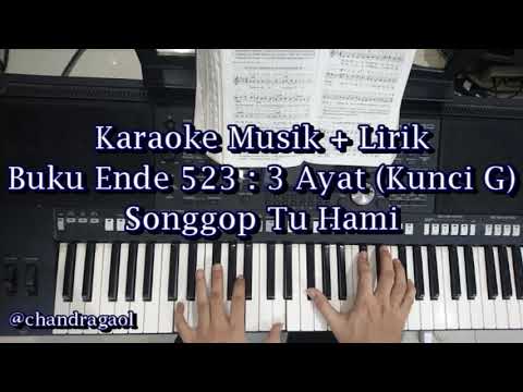 BE 523 Songgop Tu Hami || Karaoke Buku Ende instrumental Cover Rohani Batak