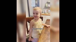 Watch How amazing the baby reacts when she gets her smarties?.