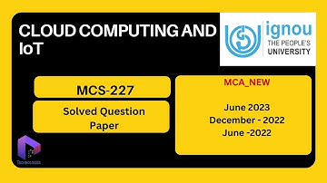 Mcs-227 Solved Question Paper (June -22/23,December 22 Exam) || DalalTechnologies || WaveArt