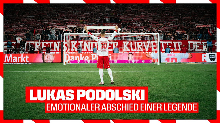 LUKAS PODOLSKI - KÖLSCHE JUNG & ABSCHIEDSREDE | ABSCHIEDSSPIEL | 1. FC Köln