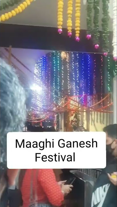 Maghi Ganesh Utsav decoration at Shri Siddhivinayak Temple