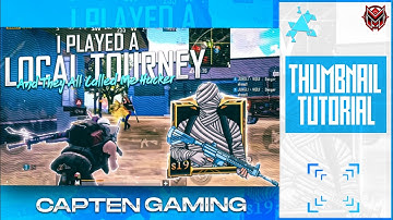 How To Make Thumbnail Like @captengamingyt