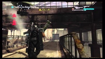 Binary Domain - Chap 2 Yearn For Refuge: Defeat Iron Raptor Bossfight Unedited, Stinger Xbox 360