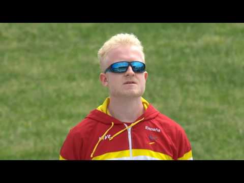 Men's long jump T13 | Victory Ceremony | 2016 IPC Athletics European Championships Grosseto