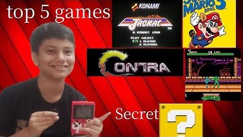 5 classic games you should play on your SUP game box.