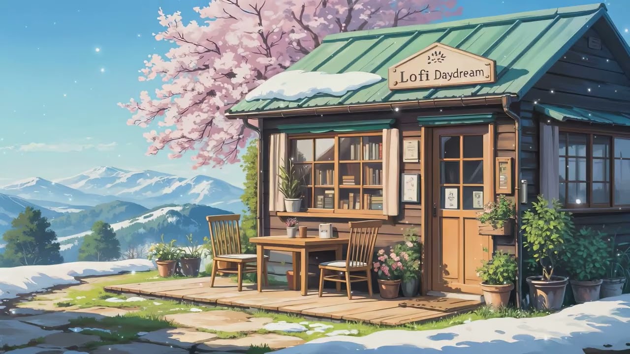 Spring Mountain Lofi Café 🌸 Focus • Calm • Relax