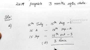 #2 Calculation of Due date or Maturity date of Bill of Exchange Class 11 | Negotiable Instrument