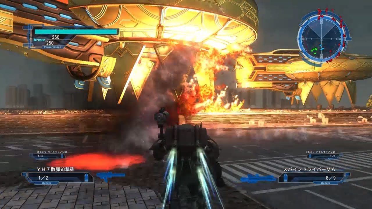 地球防衛軍5 M104滅びの車輪フェンサー初期体力inf Youtube