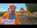 Blippi Visits Digger Discoveries in England! | Stories and Adventures for Kids | Moonbug Kids