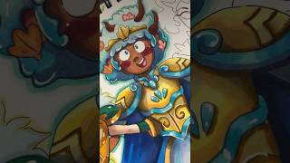 OLO Markers VS Copic Markers - Coloring 🍃🐸Anne from Amphibia🐸🍃 with OLO Markers