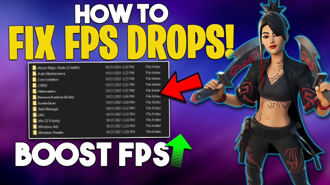 Fix FPS Drops & Boost FPS in Fortnite! – Chapter 2 Season 8