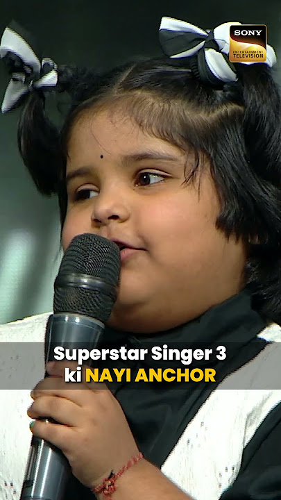 Dola बनी सबसे youngest anchor!#Shorts #SuperstarSinger #NehaKakkar #SalmanAli #Pawandeep