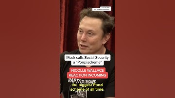 Musk calls Social Security a 