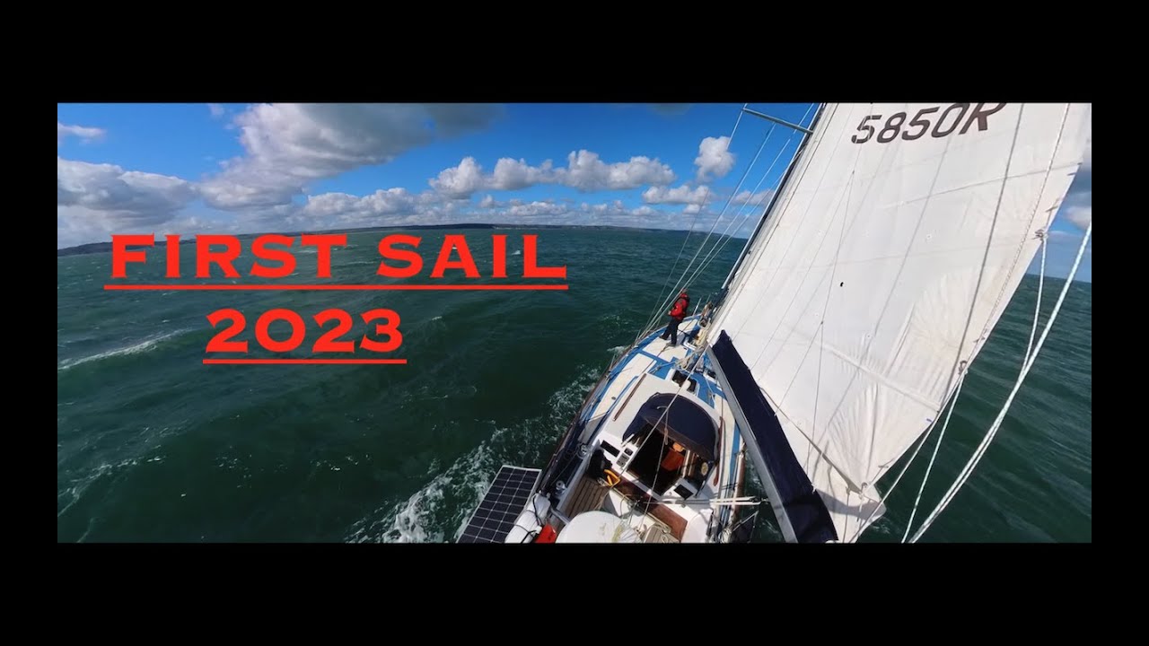 First Sail of 2023, How good is this Silicon Anti foul ??  Sailing Rebecca Episode 18