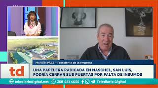 Una papelera radicada en Naschel (San Luis) podría cerrar sus puertas por falta de insumos