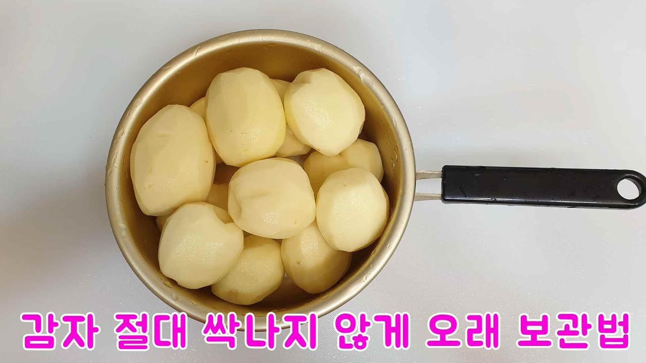 감자싹, 녹색, 걱정없이 오랫동안 맛있게 보관하는 방법 외 2가지 | How to store potatoes for a long time without discoloration!