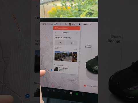 How Teslas show closed Superchargers on the screen