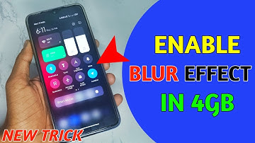 Enable MIUI 13 Control Center Blur Effect In 4GB Ram Variant (Ft. Poco M3)