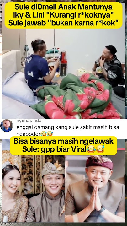 Sule's father is sick but he can still joke #shorts #sule #rizkyfebian #mahalini #comedian