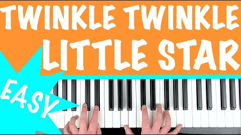 How to play TWINKLE TWINKLE LITTLE STAR - Easy Piano Tutorial for Kids